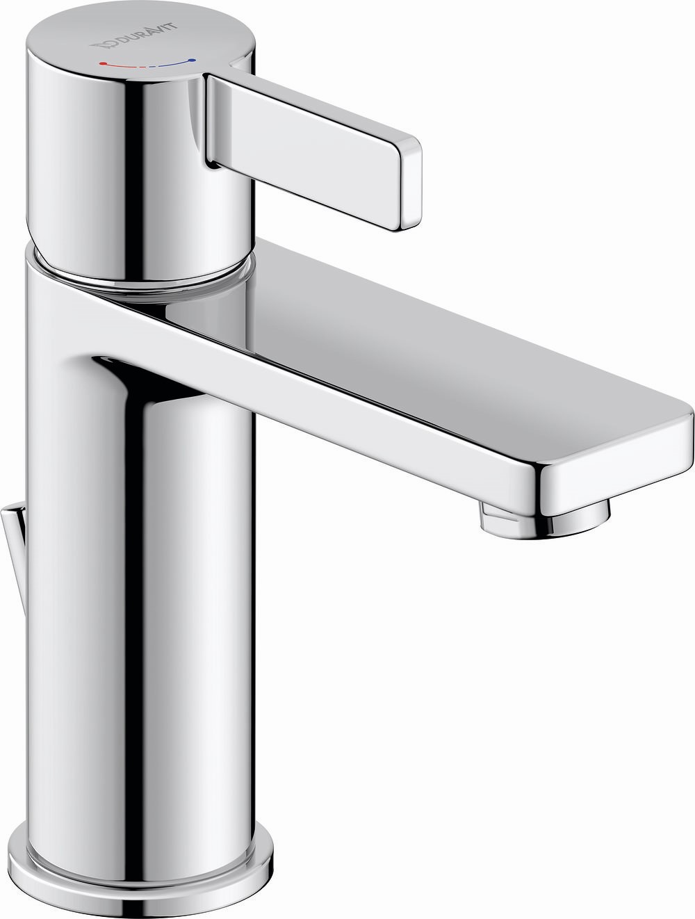 Duravit D-Neo mitigeur de lavabo sur pied chrome DE1021001010