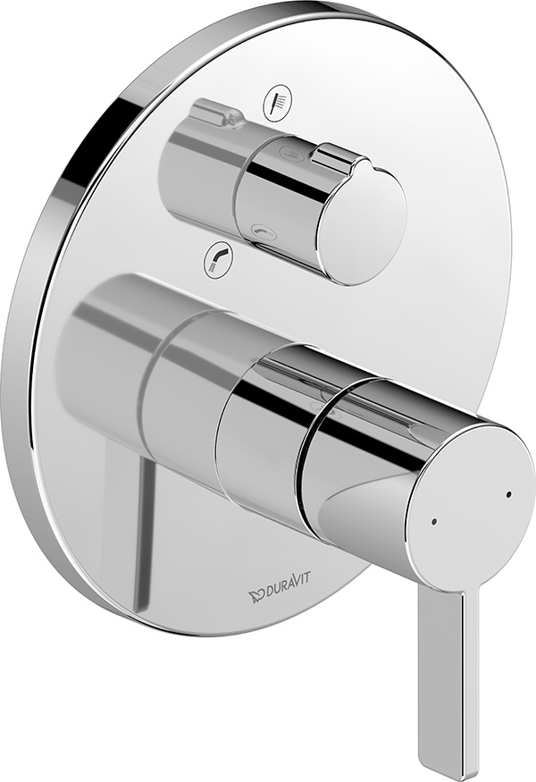 Duravit D-Neo mitigeur bain-douche encastrée chrome DE5210012010
