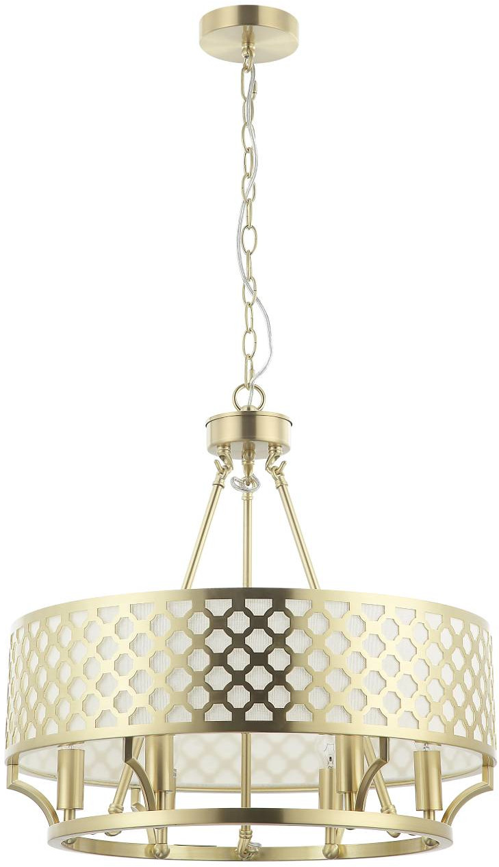 Open Design Verno lampe suspendue 6x12 W blanc-doré OR84382