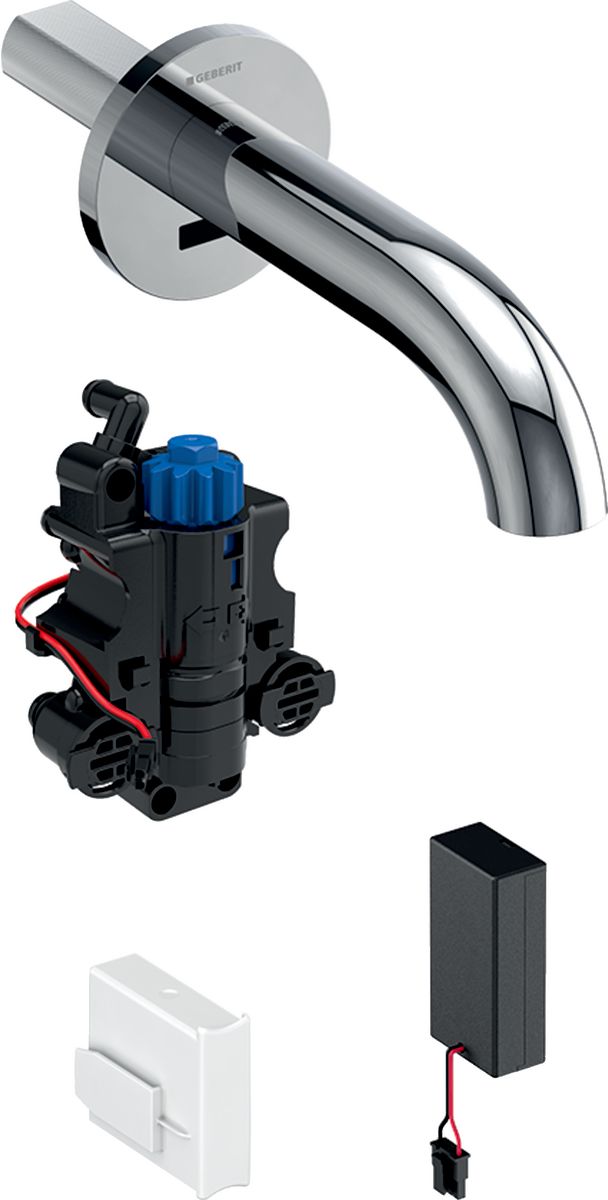 Geberit Piave mitigeur de lavabo encastrée oui électronique chrome 116.268.21.1