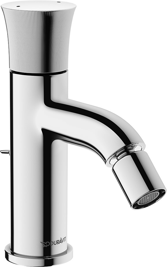 Duravit White Tulip mitigeur de bidet sur pied chrome WT2400001010