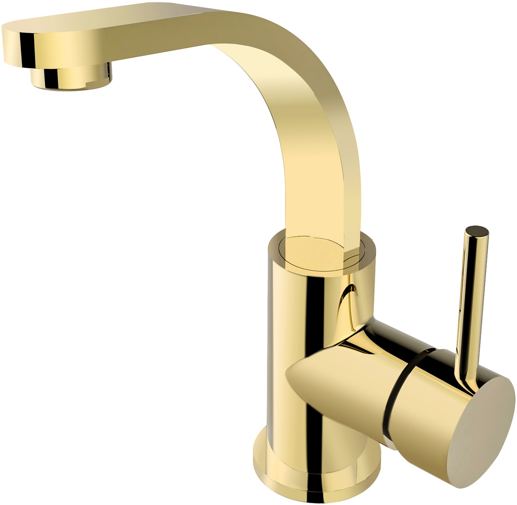 Besco Decco mitigeur de lavabo sur pied doré BU-DII-ZL