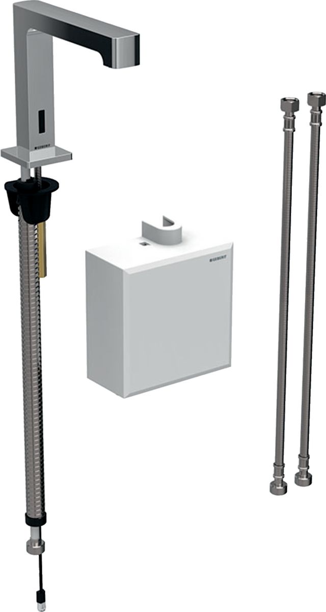 Geberit Brenta mitigeur de lavabo sur pied oui électronique chrome 116.178.21.1