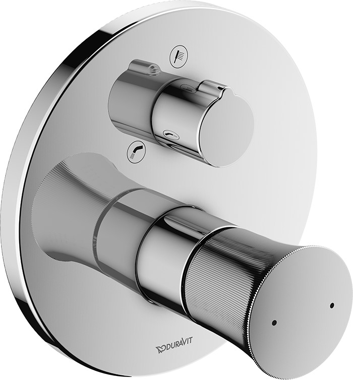 Duravit White Tulip mitigeur bain-douche encastrée chrome WT5210018010