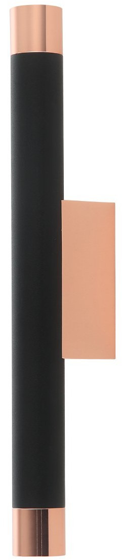Open Design Q applique murale 2x3.5 W noir-or rose OR84580