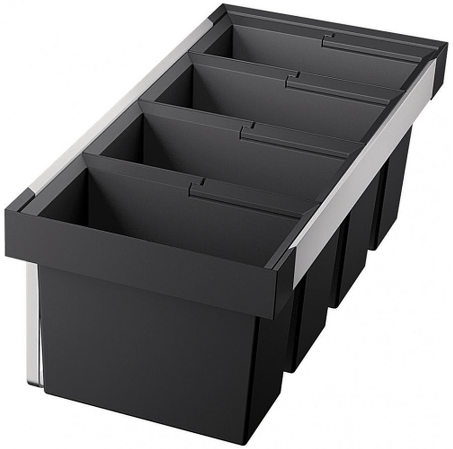 Blanco Flexon II poubelle 73 l noir-gris 521475