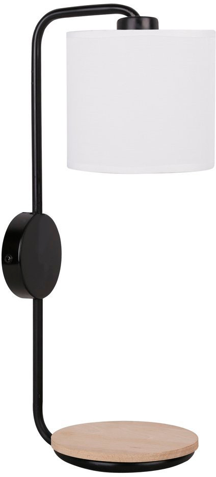 Candellux Alpine applique murale 1x40 W noir-bois 21-76694