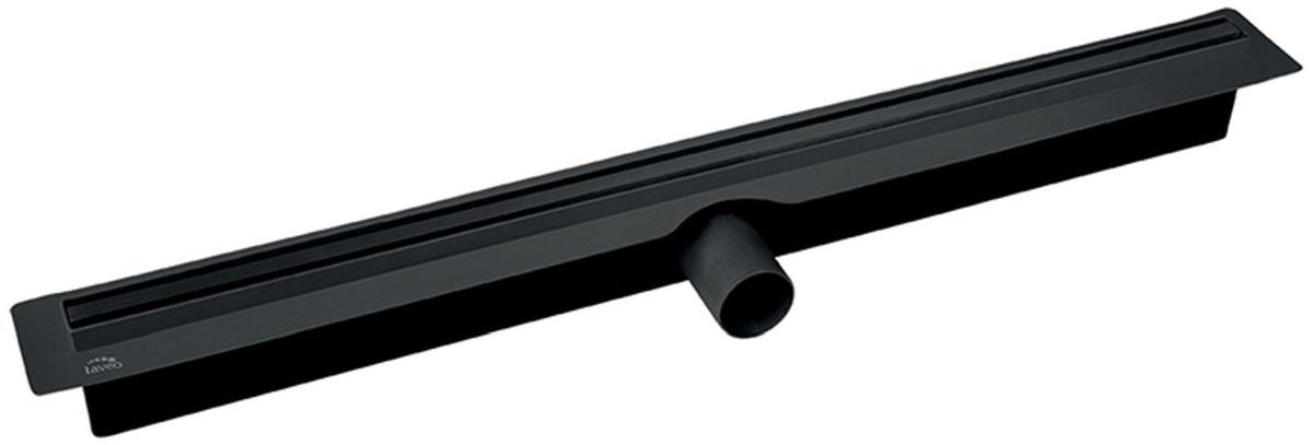 Laveo Slim drain de douche 100 cm noir COS710D
