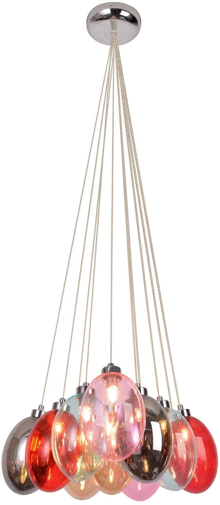 Candellux Lukka lampe suspendue x10 W multicolore 50110223