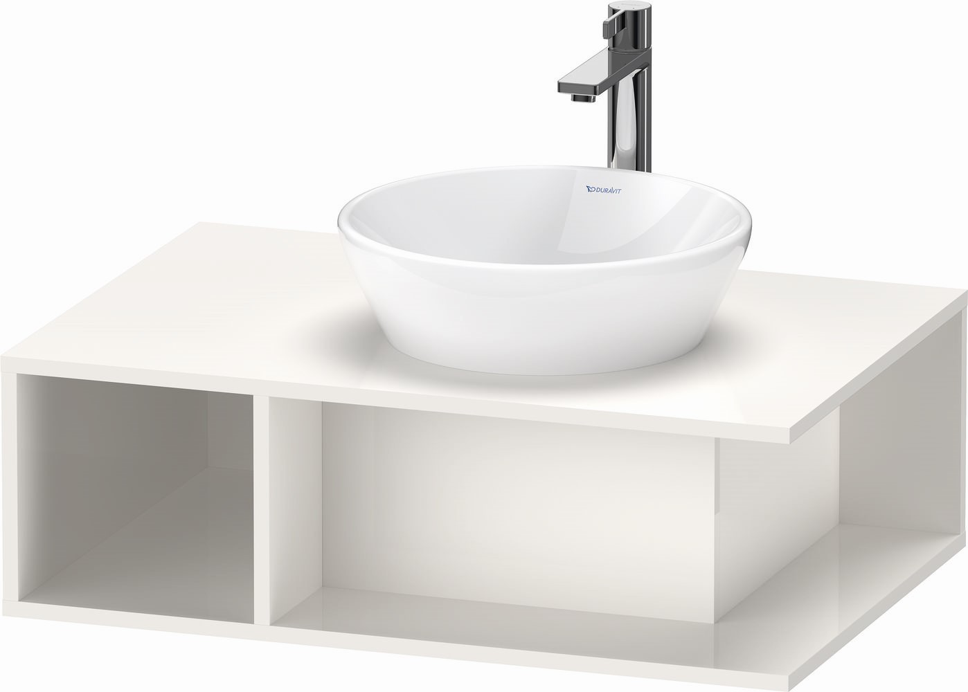 Duravit D-Neo armoire 80x55x26 cm sous-lavabo suspendu blanc DE495802222