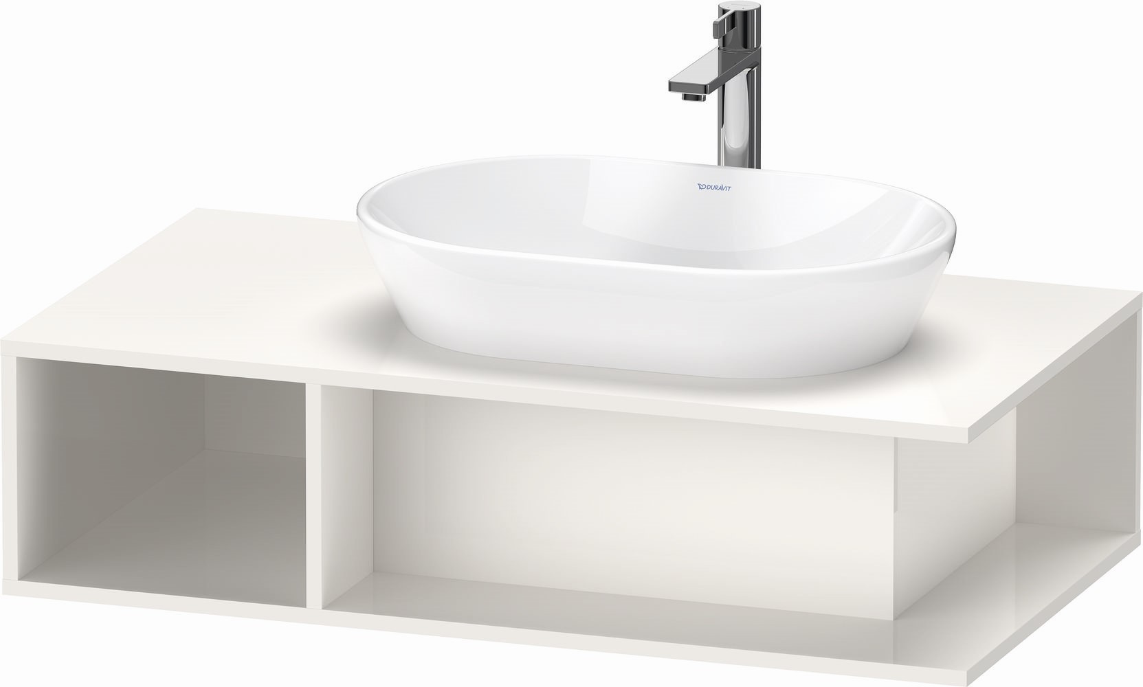 Duravit D-Neo armoire 100x55x26 cm sous-lavabo suspendu blanc DE495902222