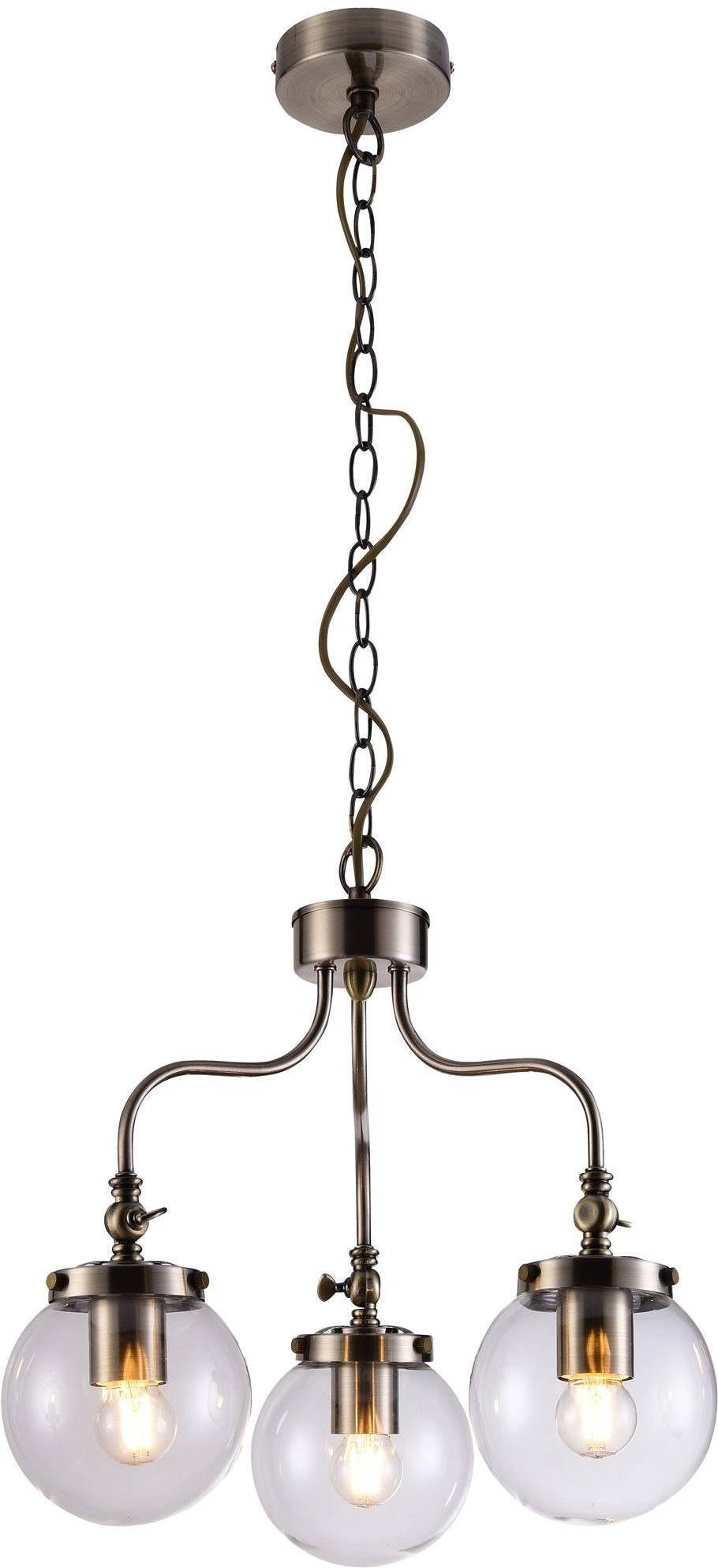 Candellux Ballet lampe suspendue 3x40 W patine 33-70869