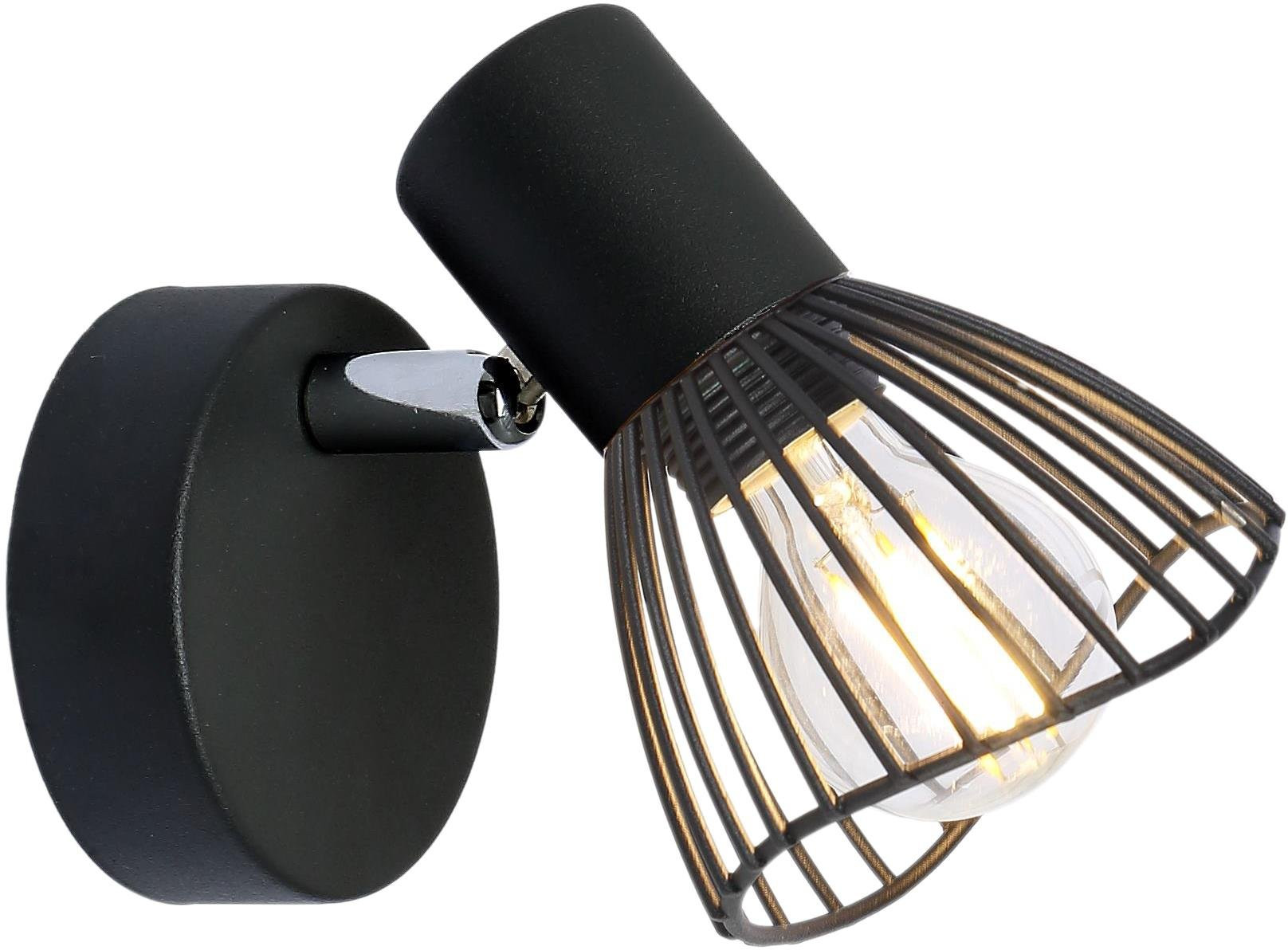 Candellux Fly applique murale 1x40 W noir 91-61881