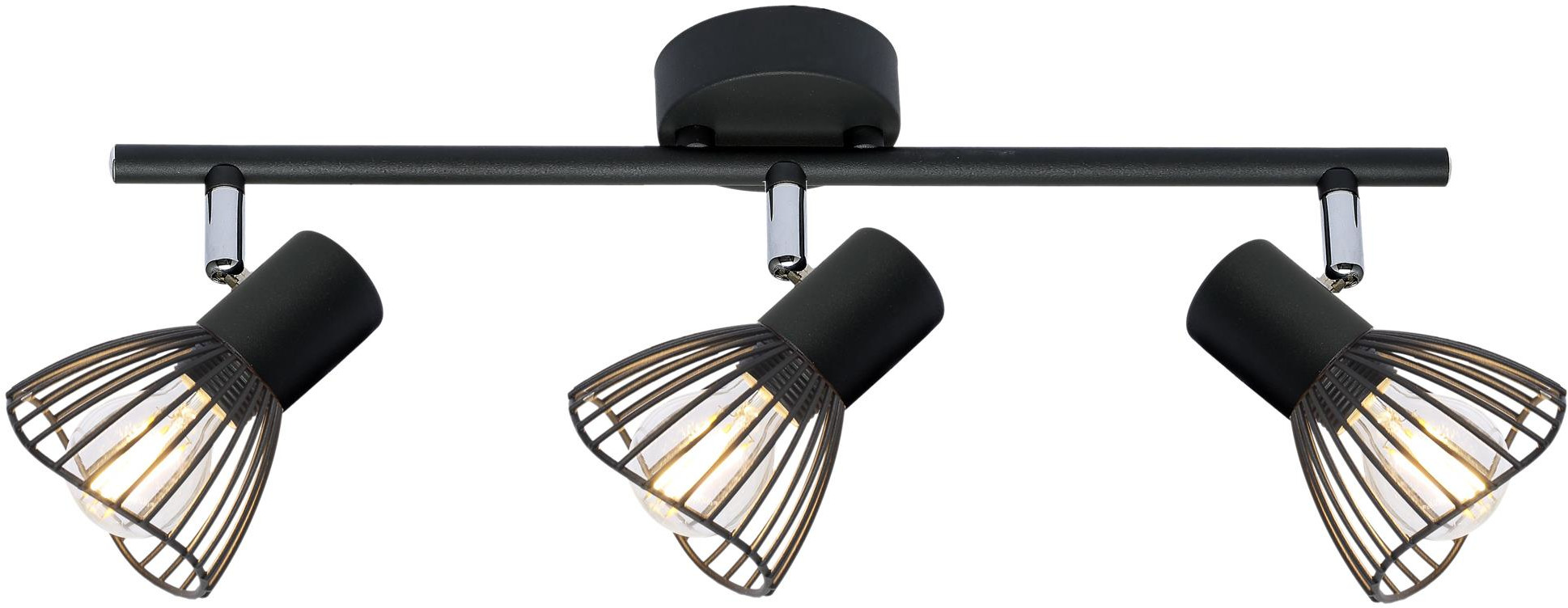 Candellux Fly plafonnier 3x40 W noir 93-61911