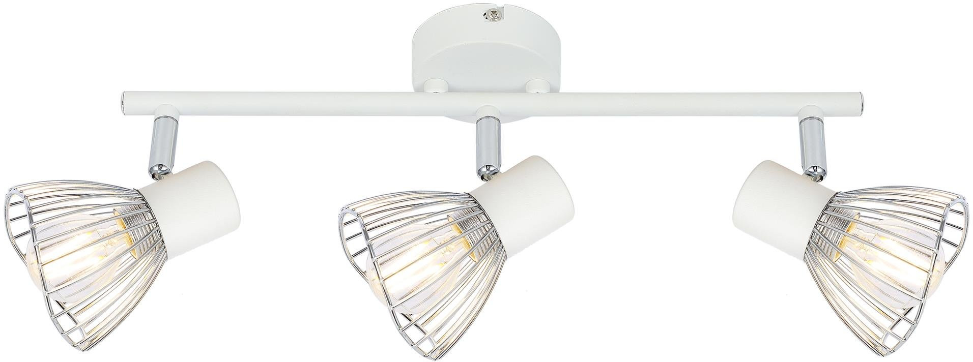Candellux Fly plafonnier 3x40 W blanc-chrome 93-61973