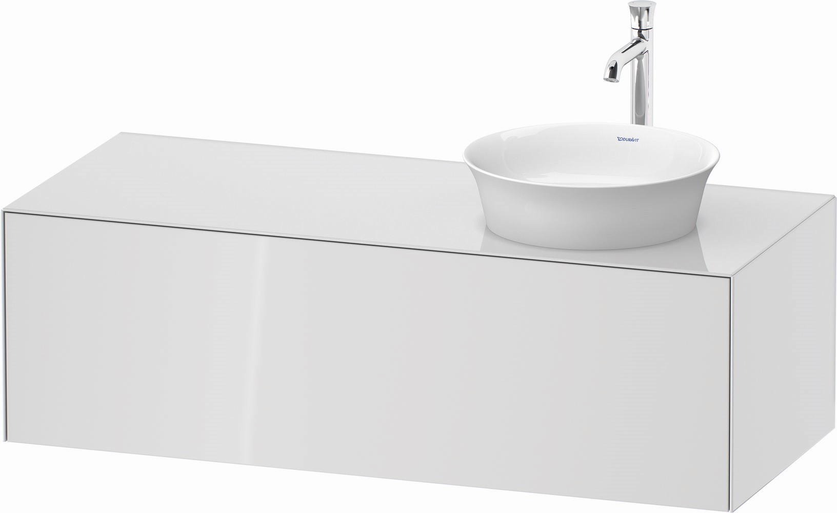 Duravit White Tulip armoire 130x55x40.8 cm sous-lavabo suspendu blanc WT4977R8585