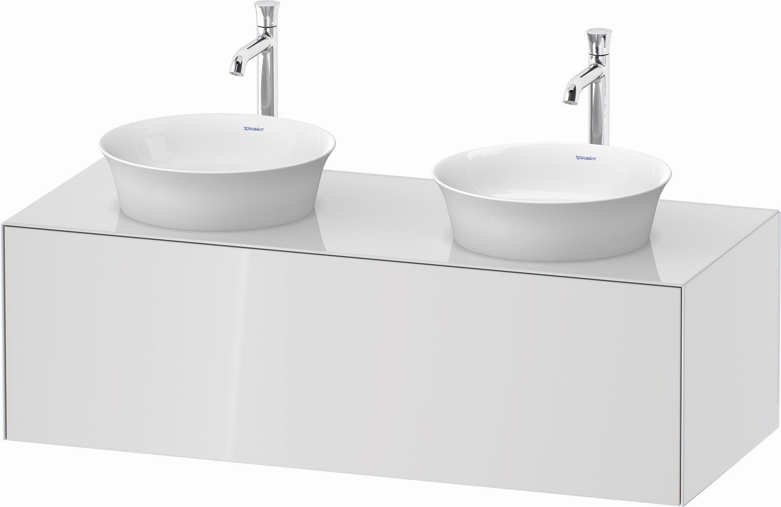 Duravit White Tulip armoire 130x55x40.8 cm sous-lavabo suspendu blanc WT4978B8585