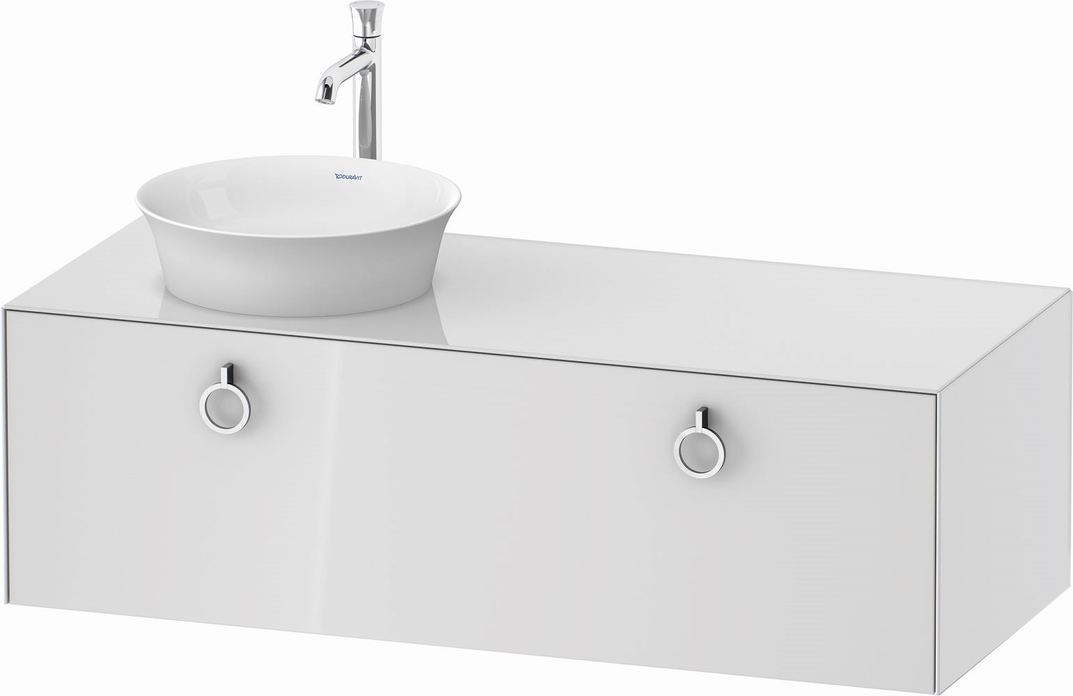 Duravit White Tulip armoire 130x55x40.8 cm sous-lavabo suspendu blanc WT4982L8585