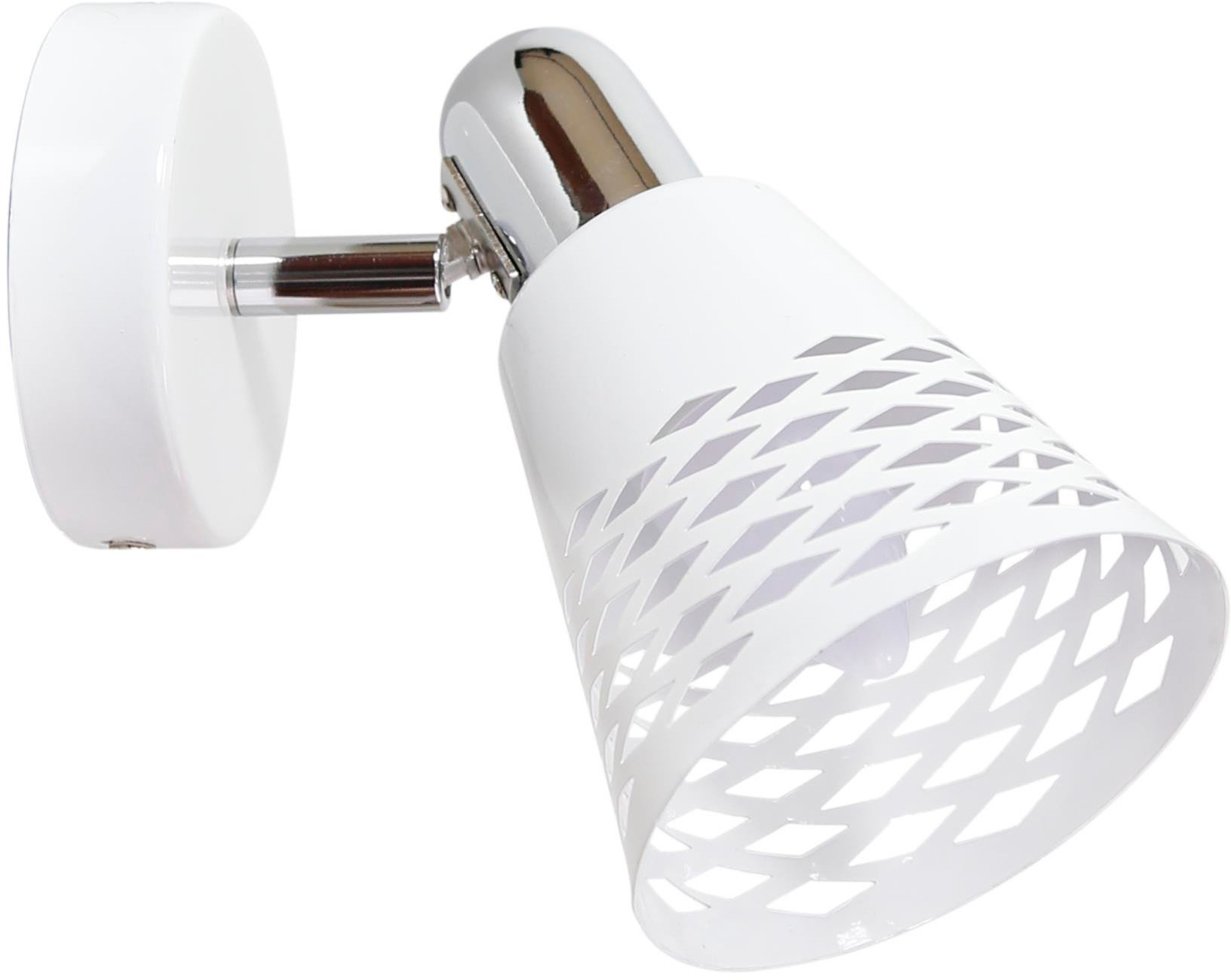 Candellux Discovery applique murale 1x40 W blanc-chrome 91-62154