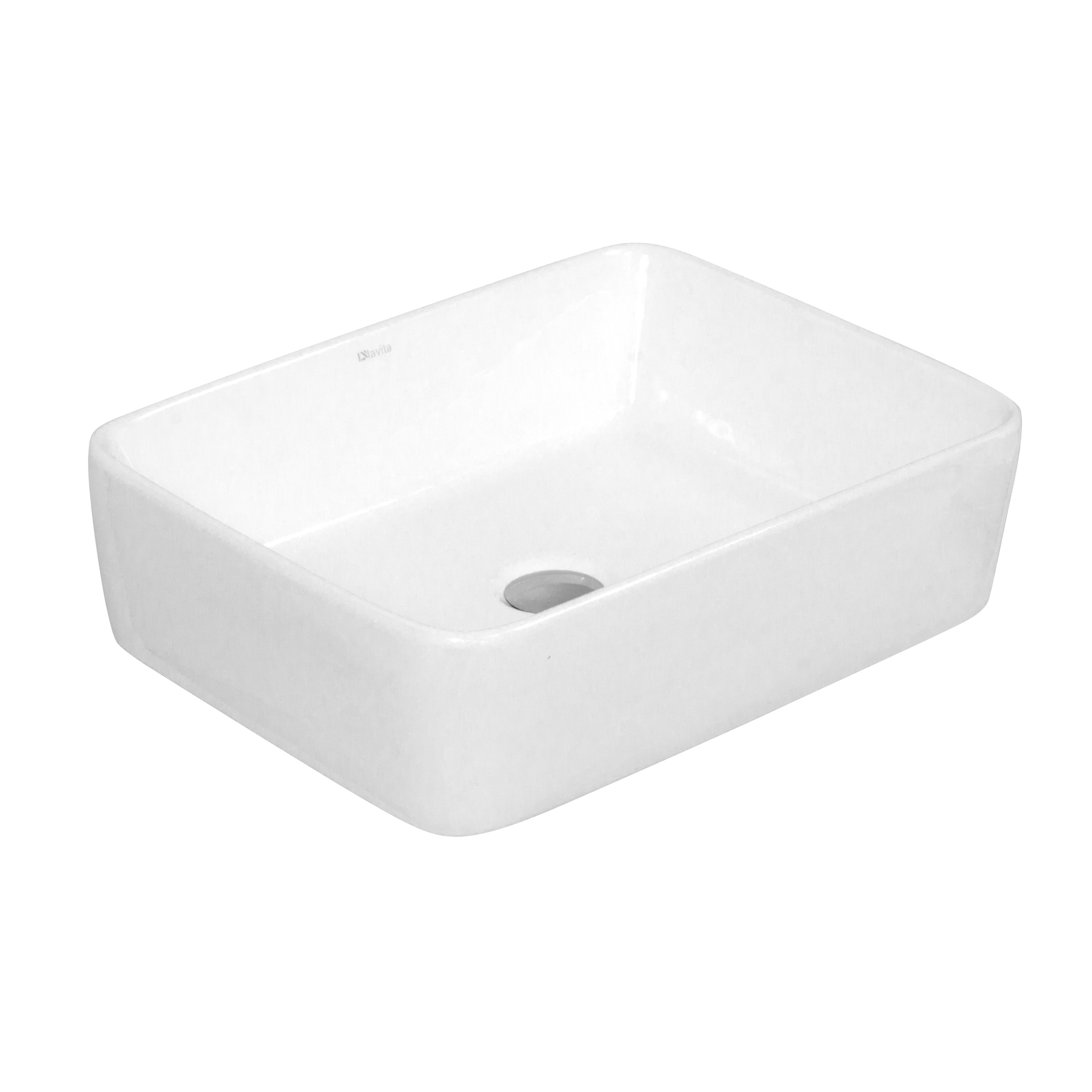 LaVita Alegranza lavabo 48x37.5 cm rectangulaire à poser blanc 5908211473550