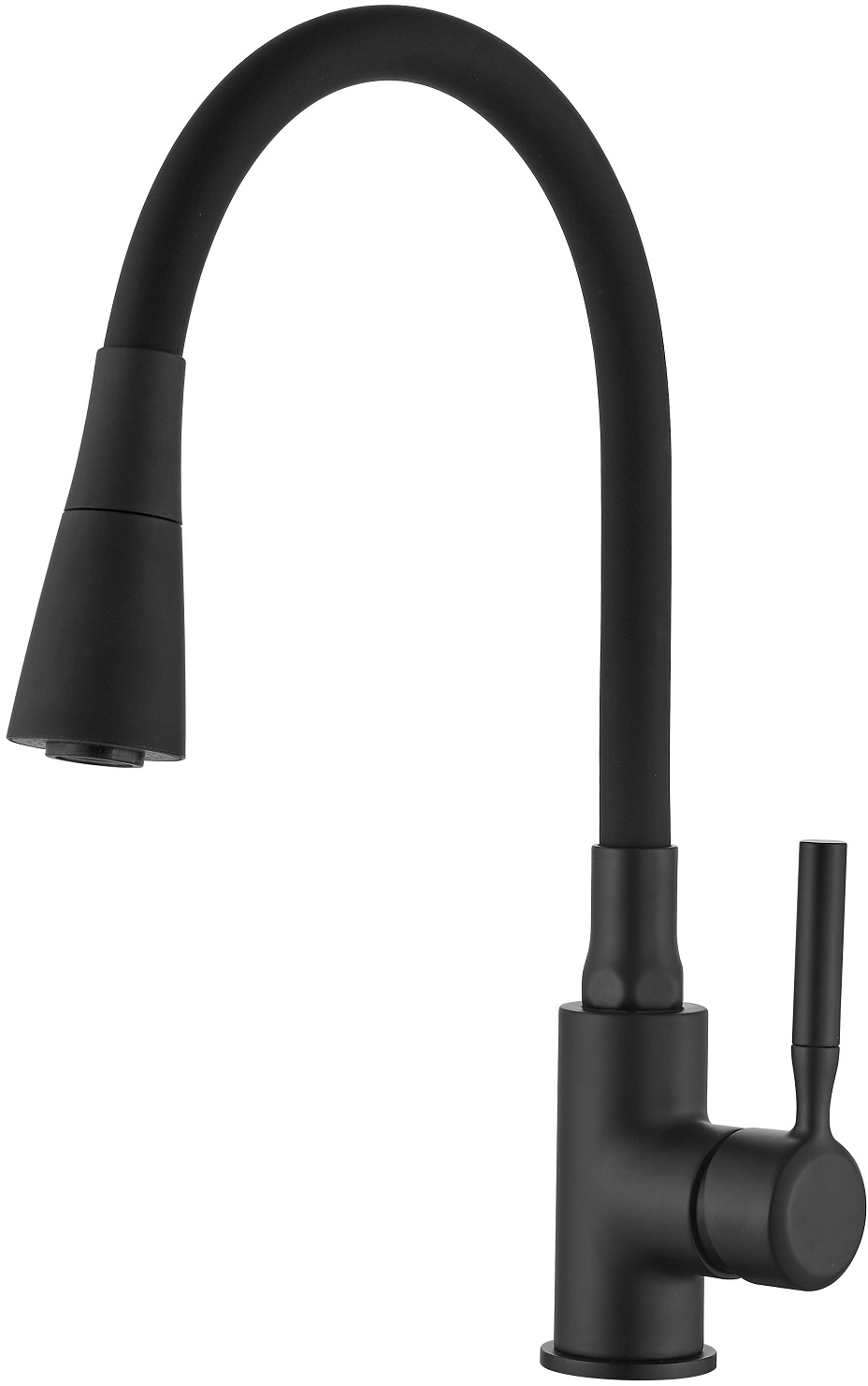 Invena Pogo Plus mitigeur de cuisine sur pied noir BZ-80-P04