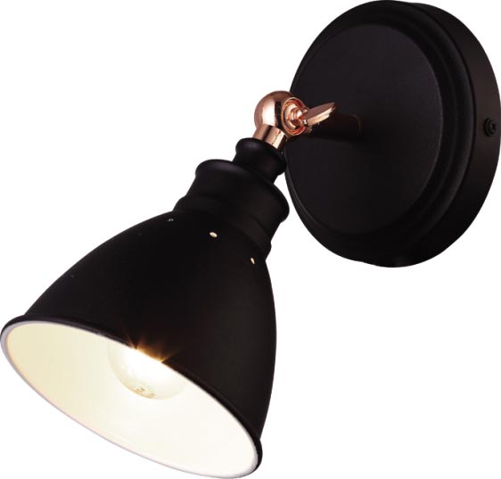 Kaja Watso Black applique murale 1x40 W noir K-8005W-1BK