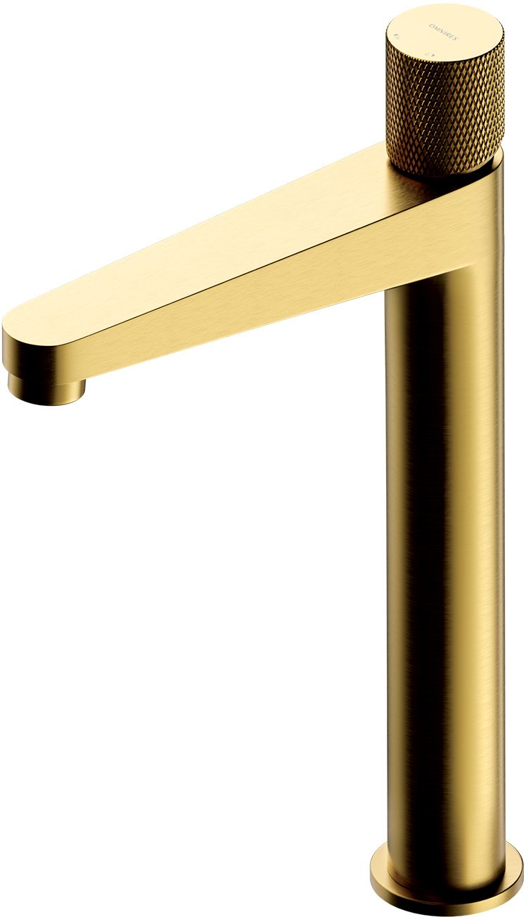 Omnires Contour mitigeur de lavabo sur pied doré CT8012GLB