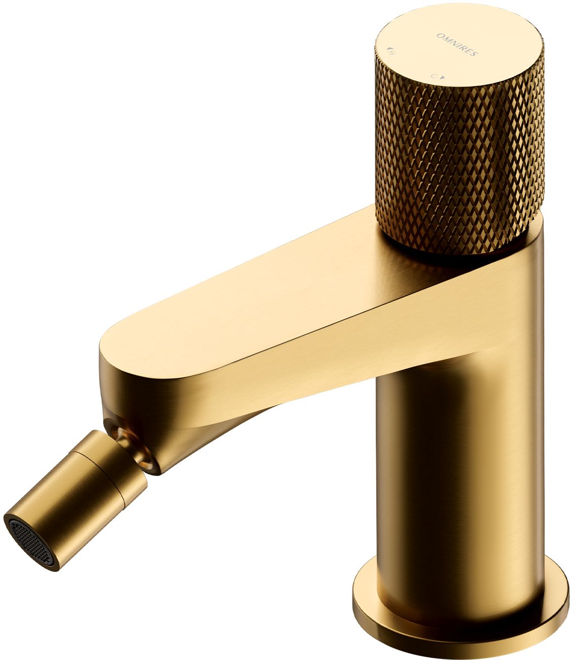 Omnires Contour mitigeur de bidet sur pied doré CT8020GLB