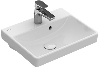 Villeroy & Boch Avento lavabo 45x37 cm rectangulaire classique-de meuble blanc mat 735845RW