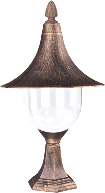 Kaja Boston lampadaire extérieur 1x60 W noir-doré K-8128CZARNY/ZŁOTY