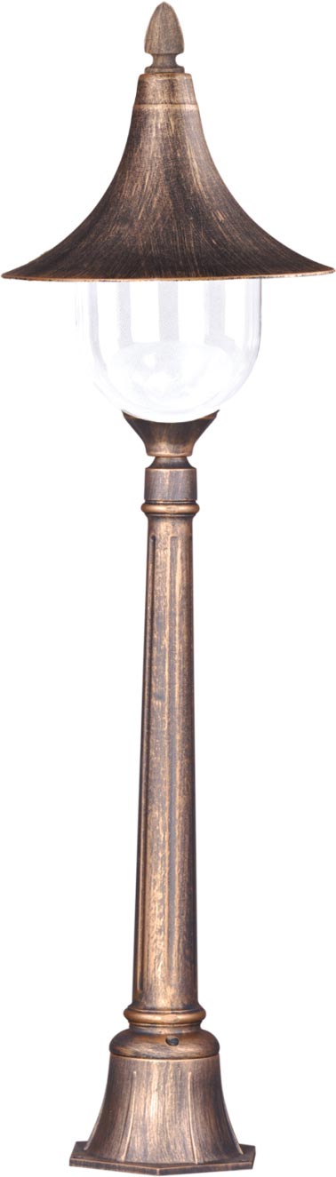 Kaja Boston lampadaire extérieur 1x60 W noir-doré K-8129CZARNY/ZŁOTY