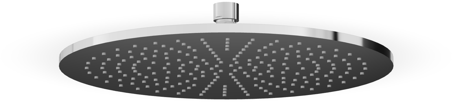 Zucchetti Closer douche à effet de pluie 30x30 cm ronde chrome Z94266