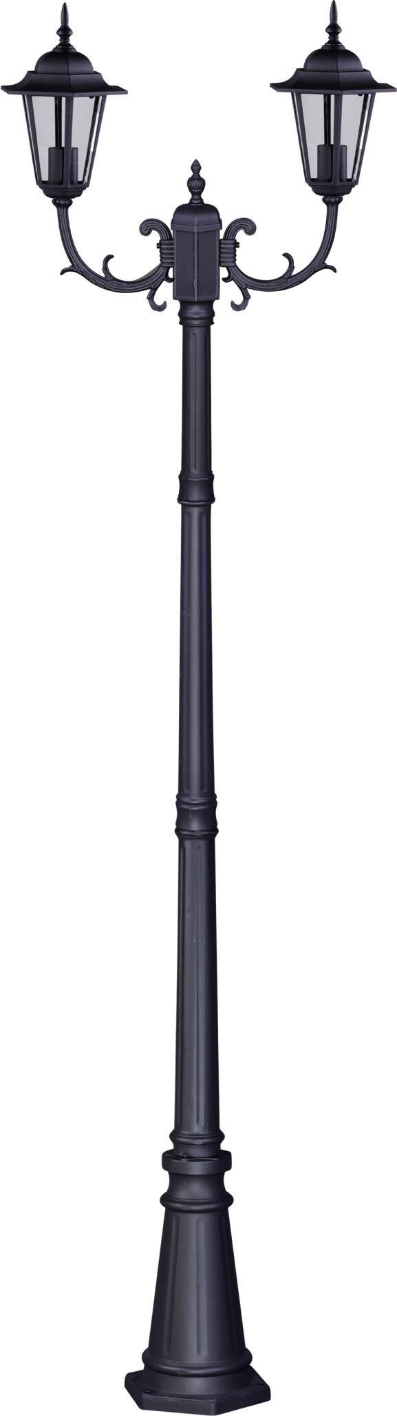 Kaja Standard lampadaire extérieur 2x60 W noir K-7064A2/2CZARNY