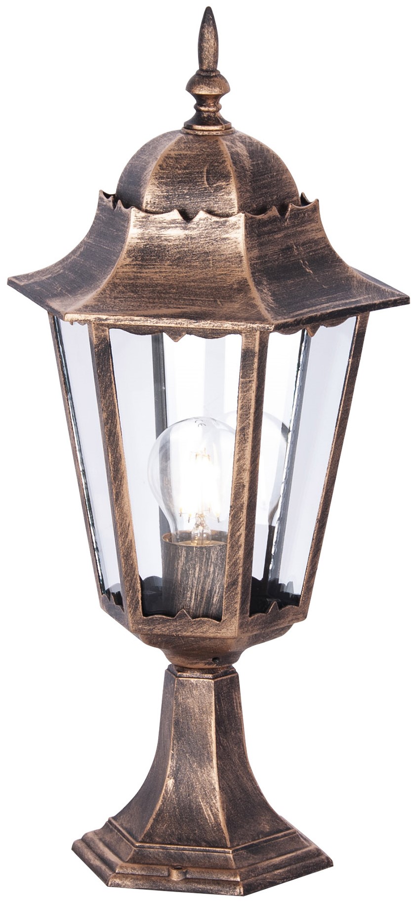 Kaja Lozana lampadaire extérieur 1x60 W noir-doré K-5006SCZARNY/ZŁOTY