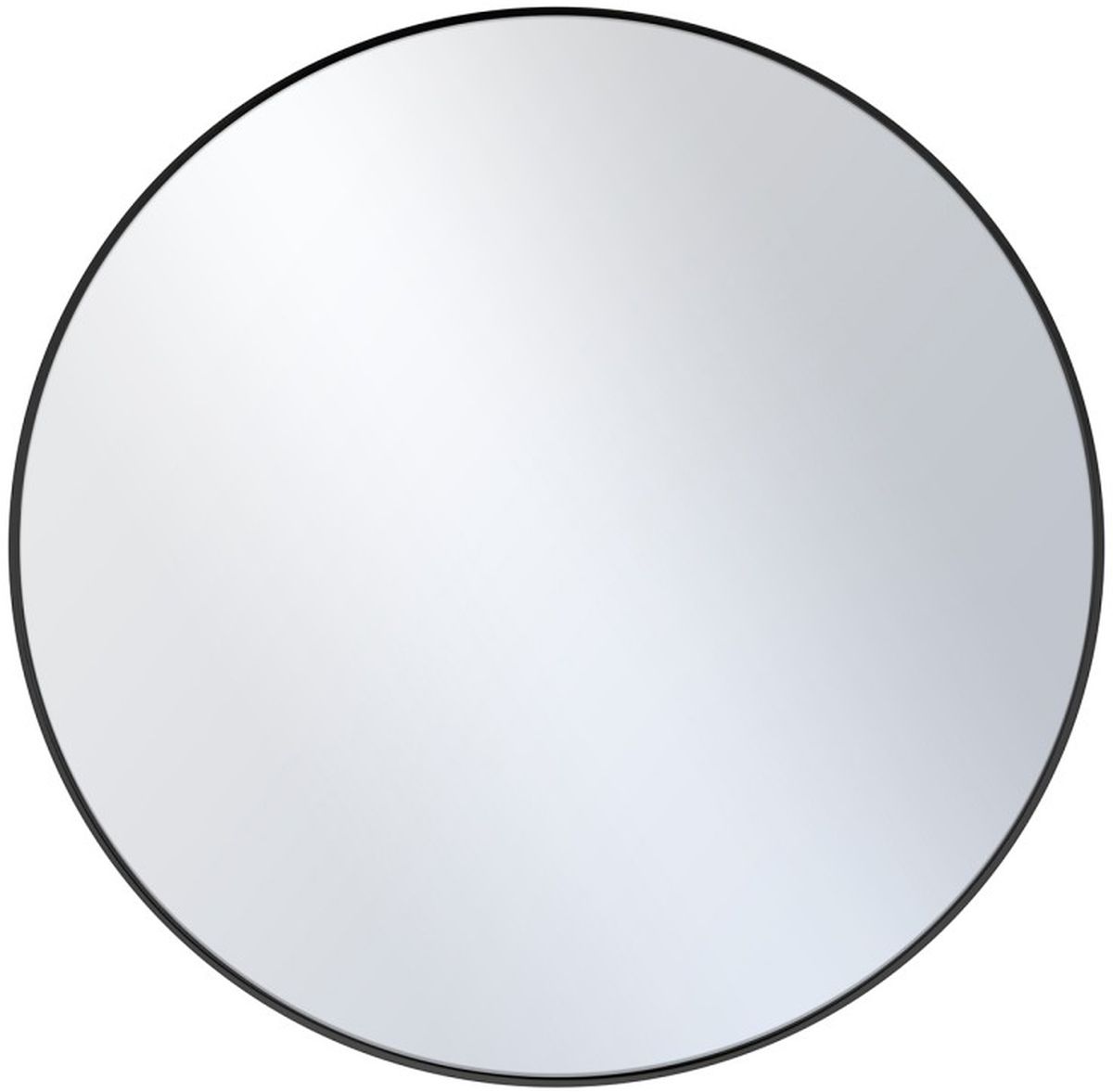 Ars Longa Loft miroir 70x70 cm circulaire noir LOFT70-C