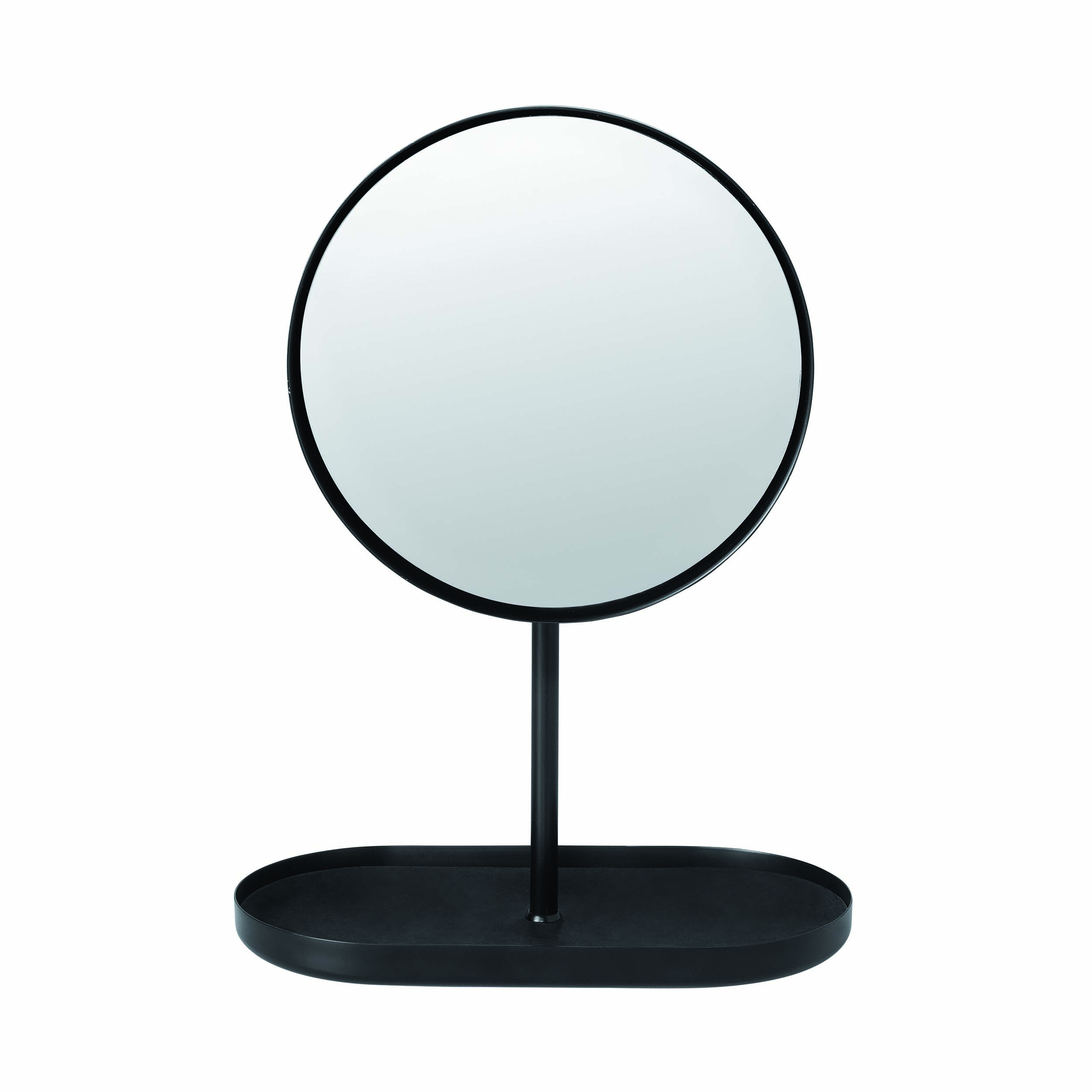 Blomus Modo miroir cosmétique 20x28 cm arrondi noir B69085