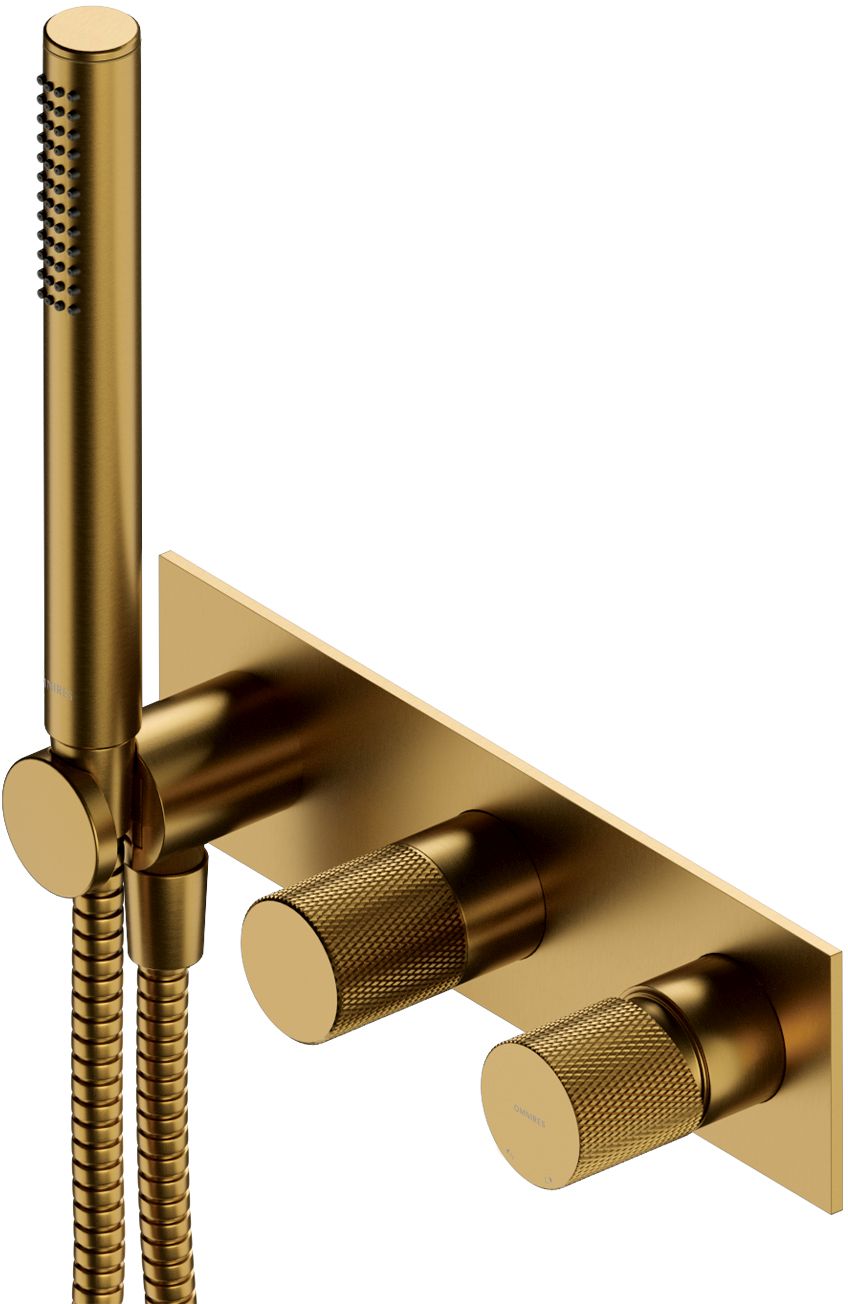 Omnires Contour mitigeur bain-douche encastrée doré CT8035/1GLB