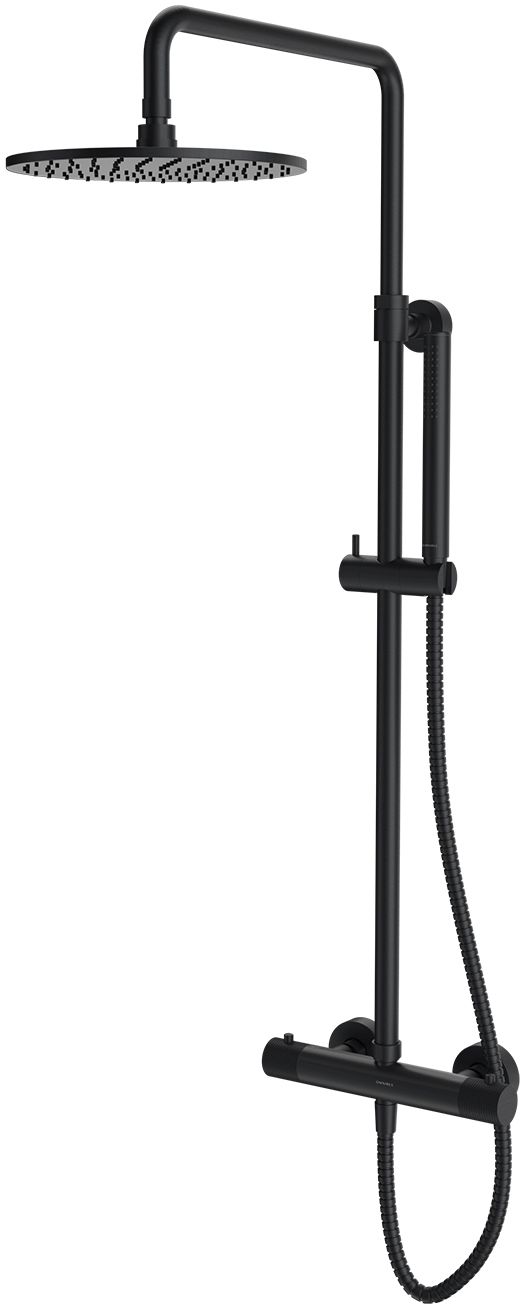 Omnires Contour ensemble de douche mural avec thermostat || CT8044AT