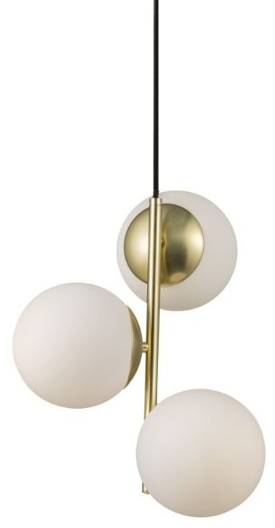 Nordlux Lilly lampe suspendue 3x40 W blanc-doré 48603035