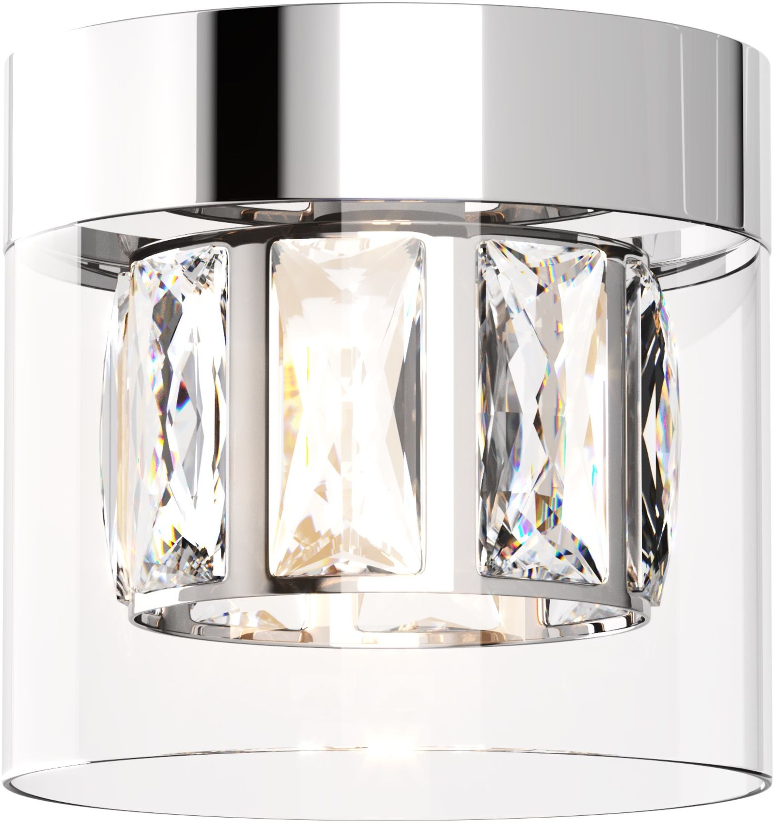 Zuma Line Gem plafonnier 1x28 W chrome-transparent C0389-01A-F4AC