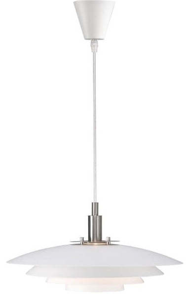 Nordlux Bretagne lampe suspendue 1x25 W blanc 39489901