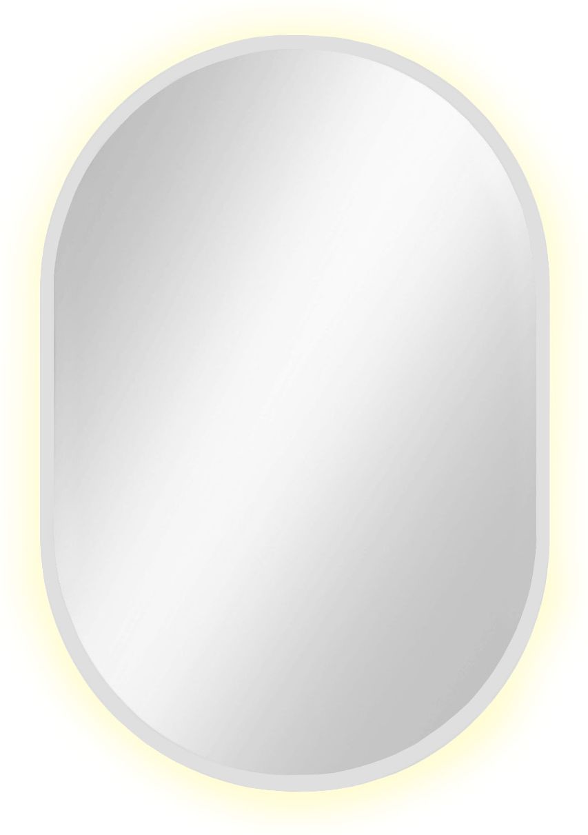 Baltica Design Tiny Border Pastille miroir 40x90 cm ovale avec éclairage blanc 5904107904733