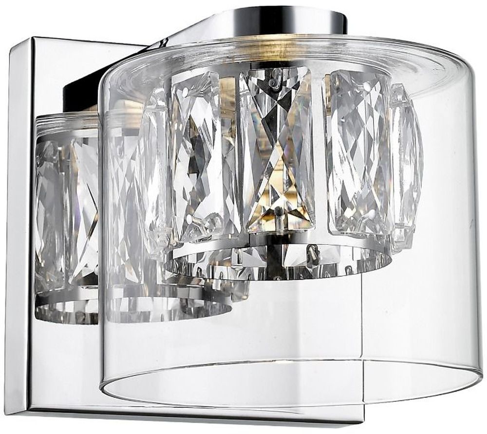 Zuma Line Gem applique murale 1x5 W chrome-transparent W0389-01A-B5AC