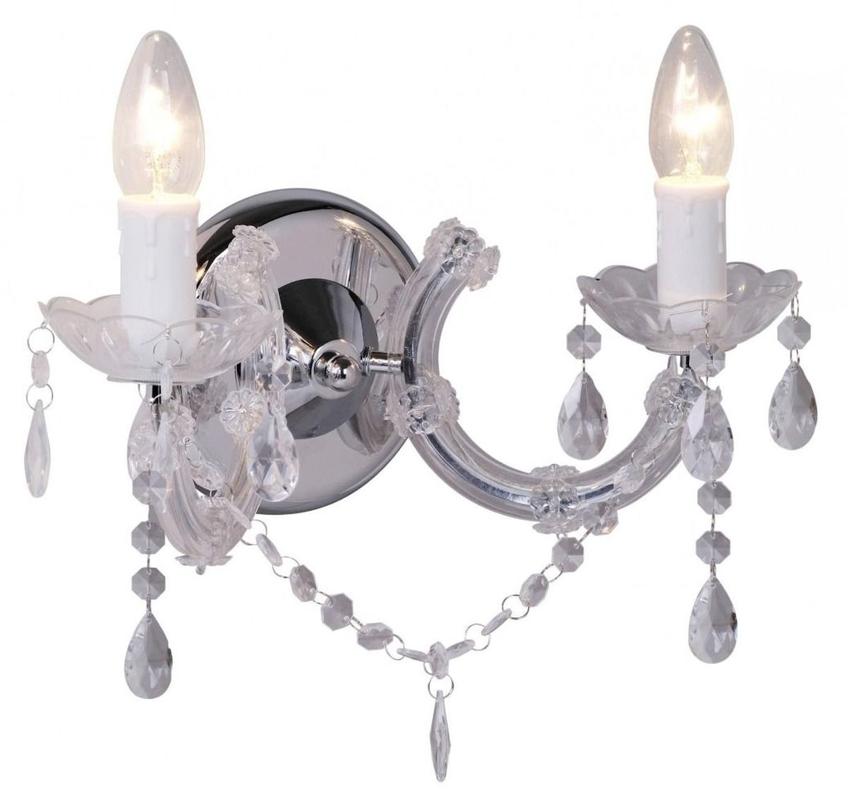Zuma Line Magnolia applique murale 2x40 W transparent RLB94016-2A