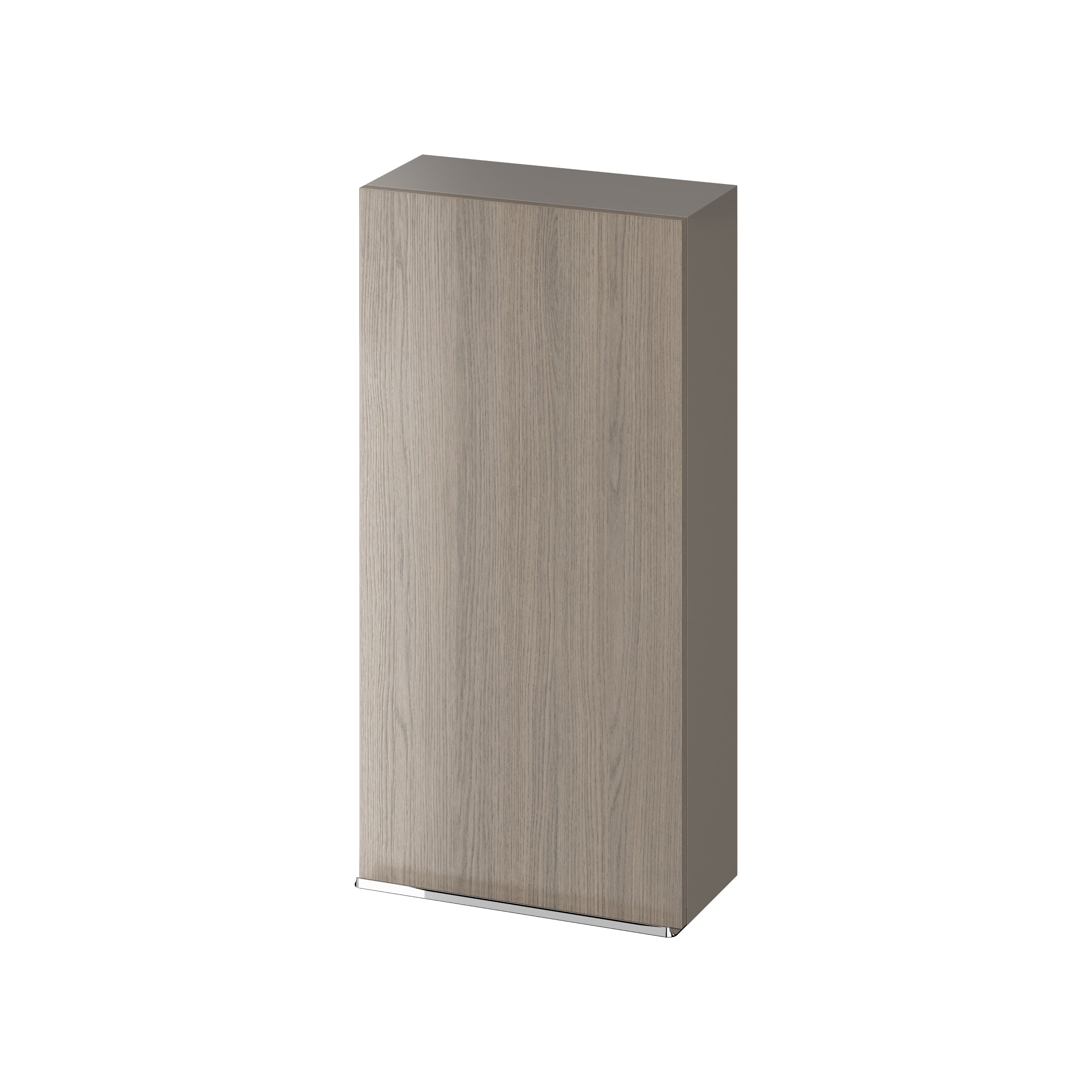 Cersanit Virgo armoire 40x17.95x80 cm latérale suspendue gris-chêne S522-037