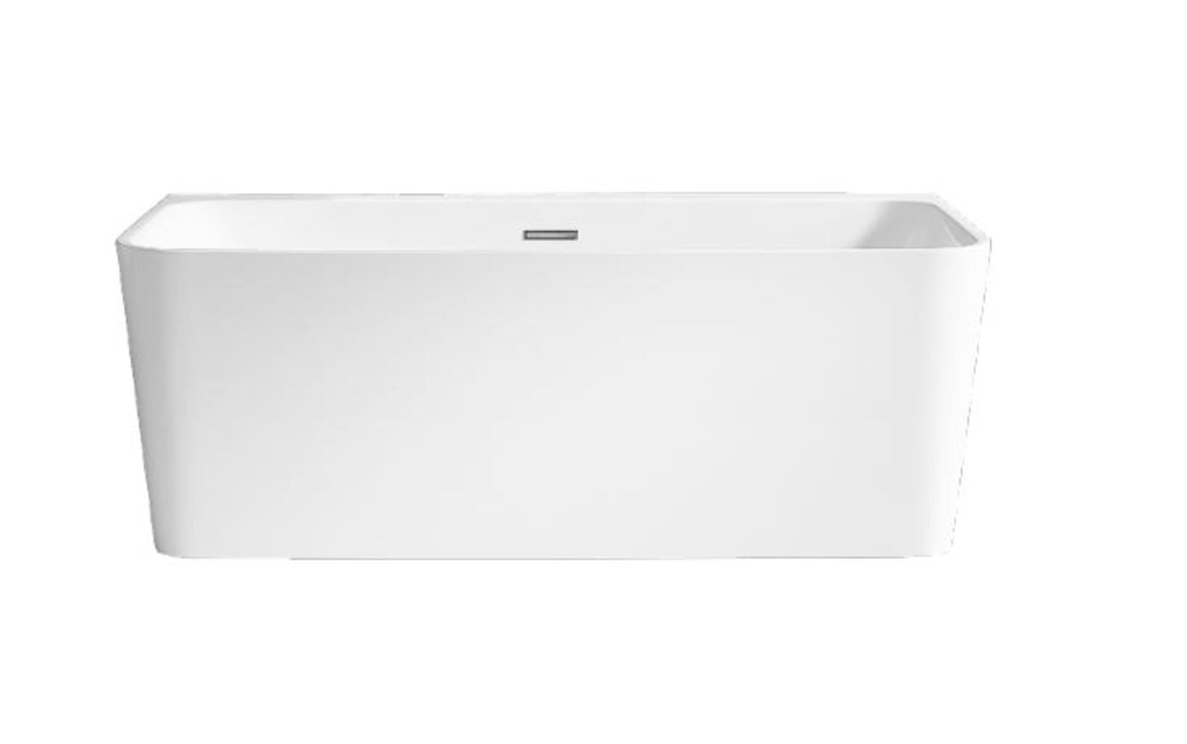 LaVita Mensola baignoire murale 150x80 cm rectangulaire blanc 5908211411941