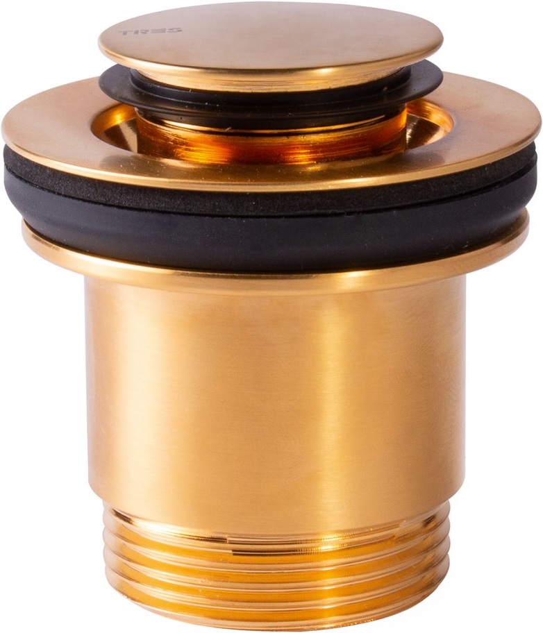 Tres bonde de lavabo doré 24284002OM