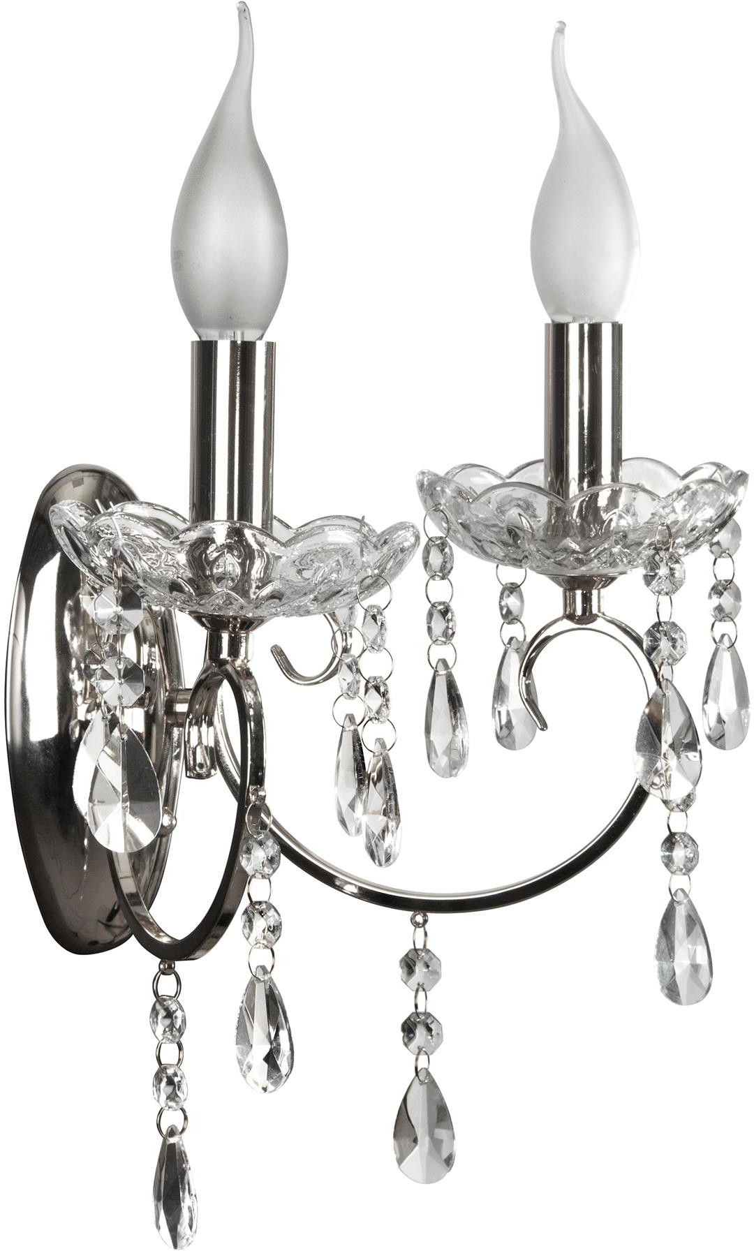 Candellux Aurora applique murale 2x40 W chrome 22-96138