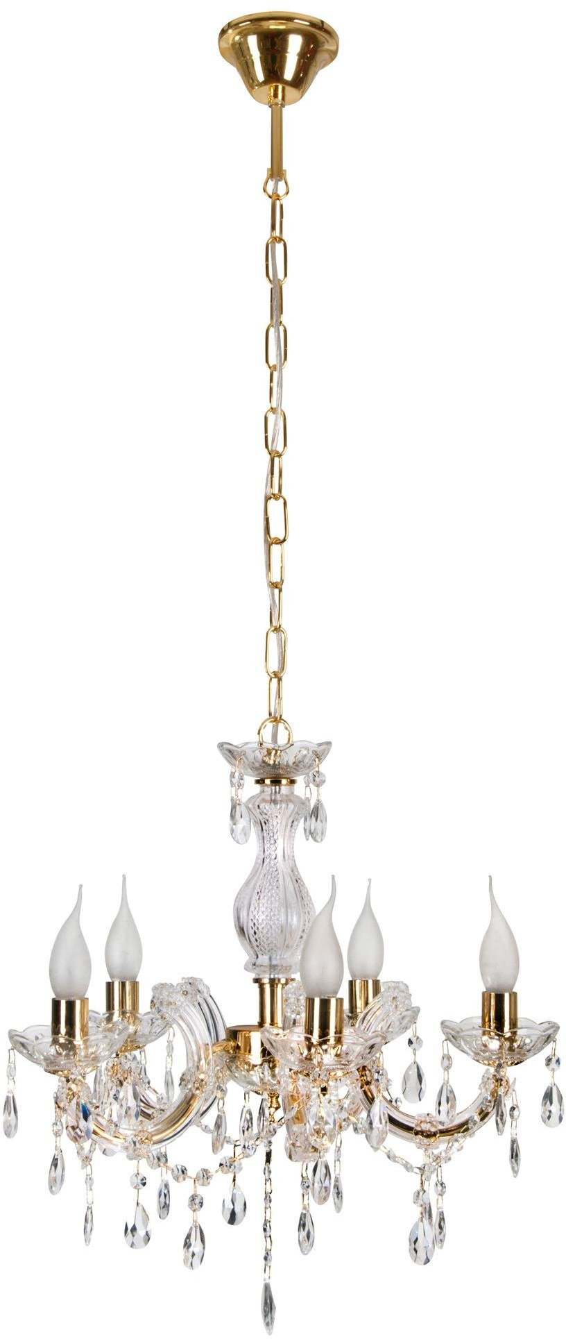 Candellux Maria Teresa lampe suspendue 5x40 W doré 35-94646