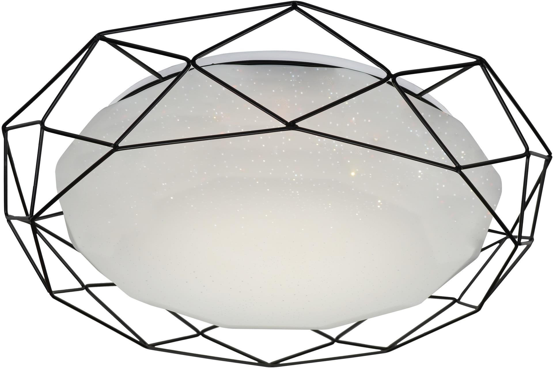 Candellux Sven plafonnier 1x24 W blanc-noir 98-73167